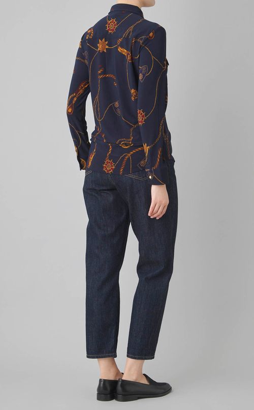 チェーンプリントシャツ