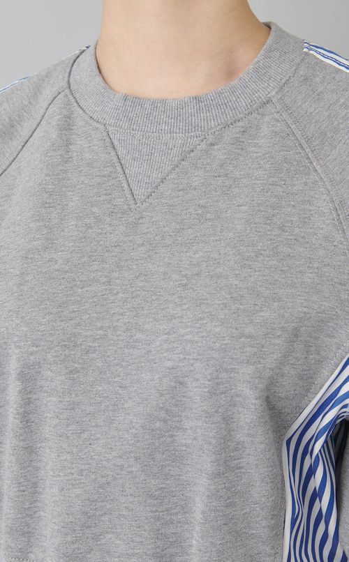 ランタンスリーブコンビワンピース