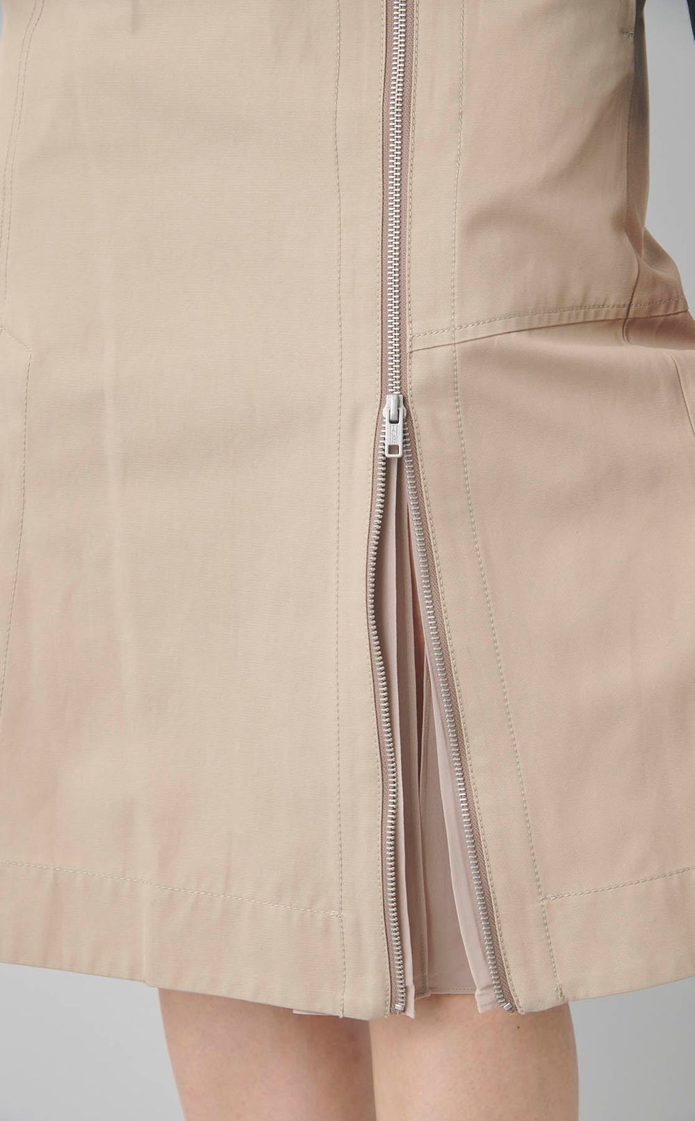 シフォンレイヤードベルテッドスカート