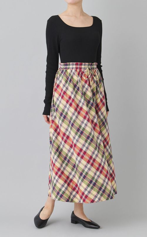 マドラスフレアスカート