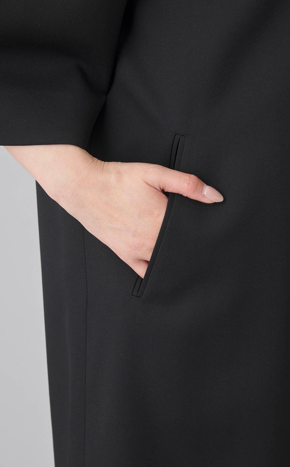 ウールツイルジャケットコート