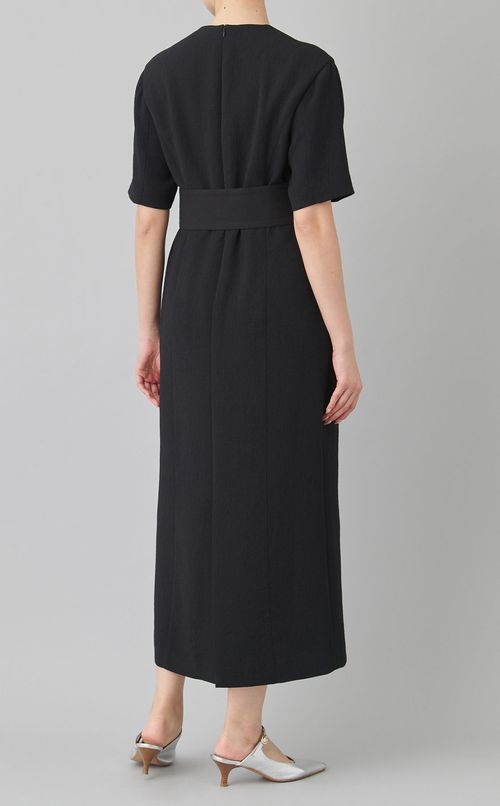 フロントポケットベルテッドワンピース