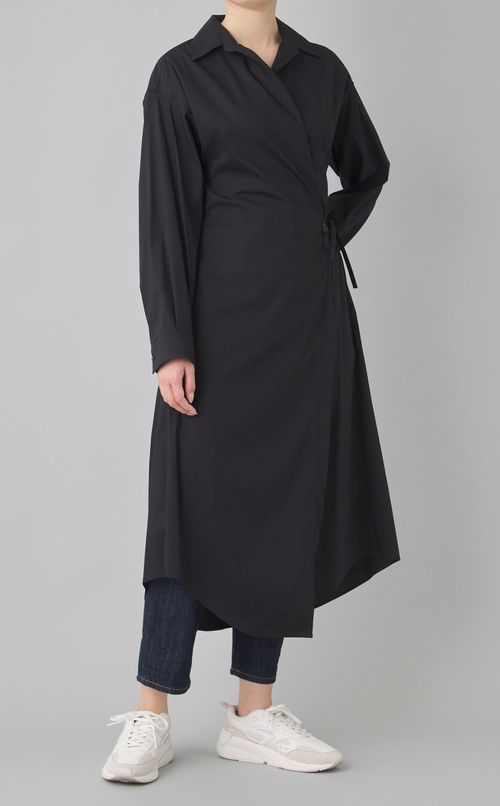カシュクールシャツワンピース