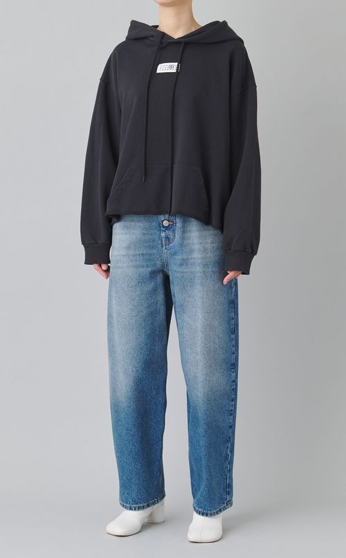 ボックスロゴフーディ