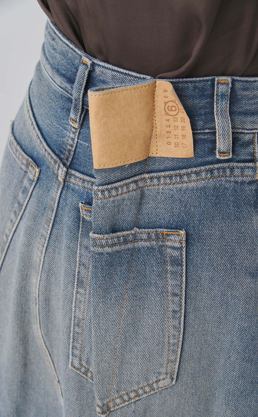 デニムミディスカート