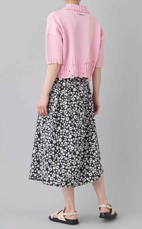 コットンポロニットプルオーバー