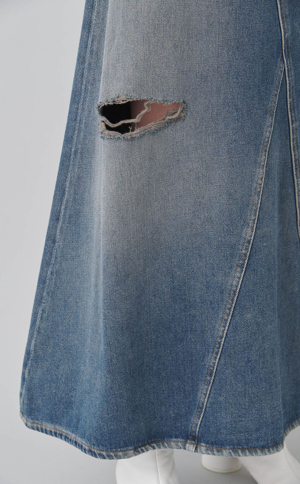 デニムミディスカート