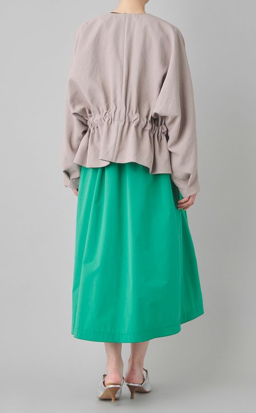 ドルマンスリーブノーカラージャケット