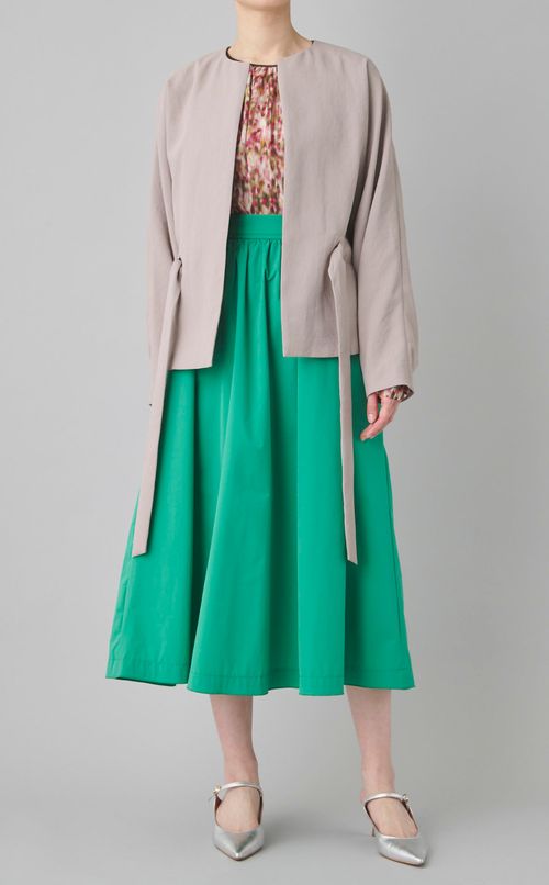 ドルマンスリーブノーカラージャケット