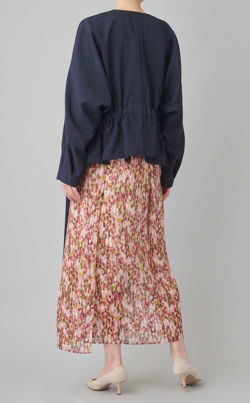 ドルマンスリーブノーカラージャケット