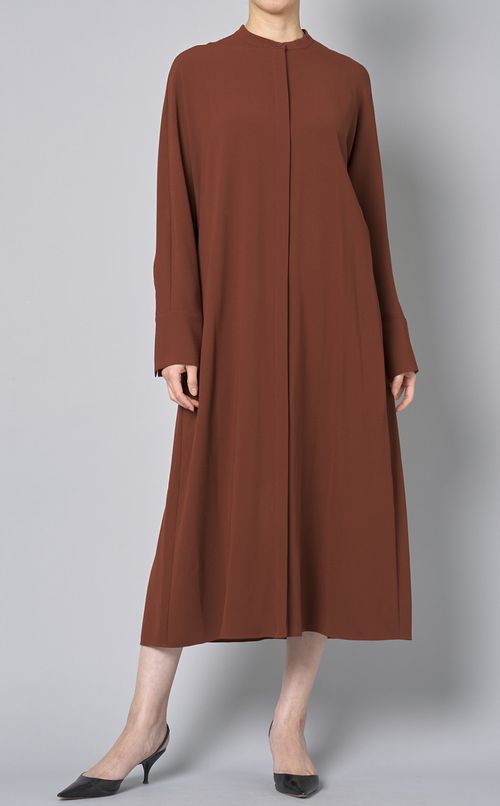 サテンジョーゼットワンピース