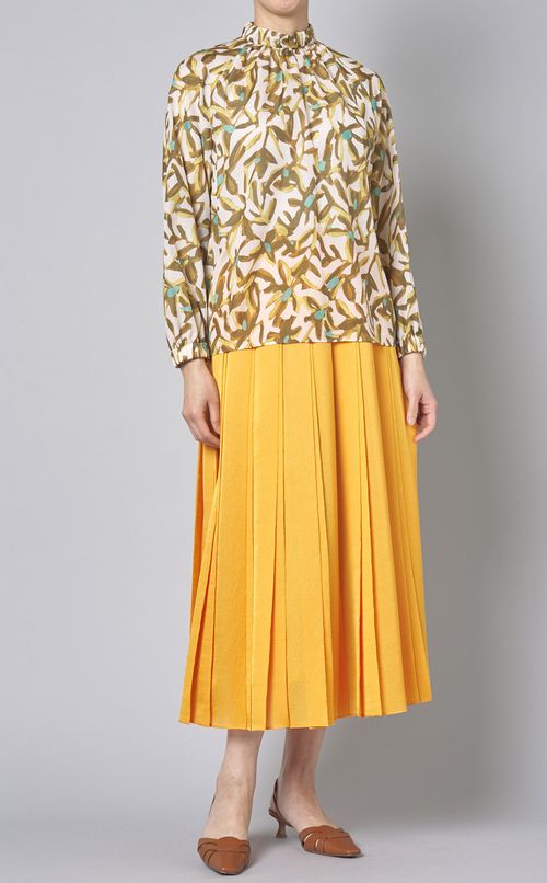 サッカーシフォンプリーツスカート