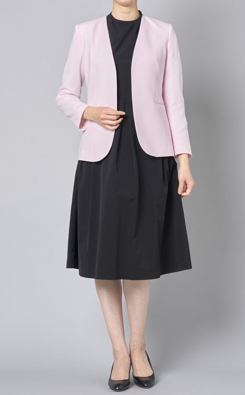 ストレッチタフタタックワンピース