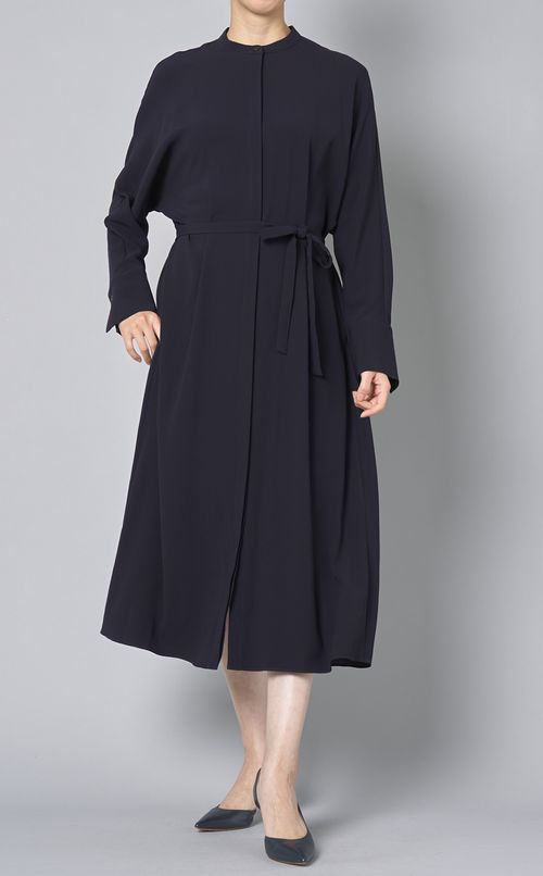 サテンジョーゼットワンピース