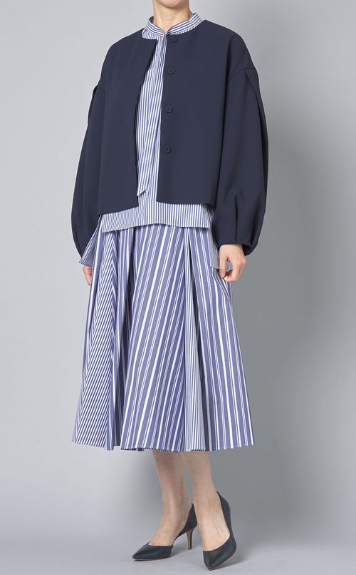 コットンタックフレアスカート