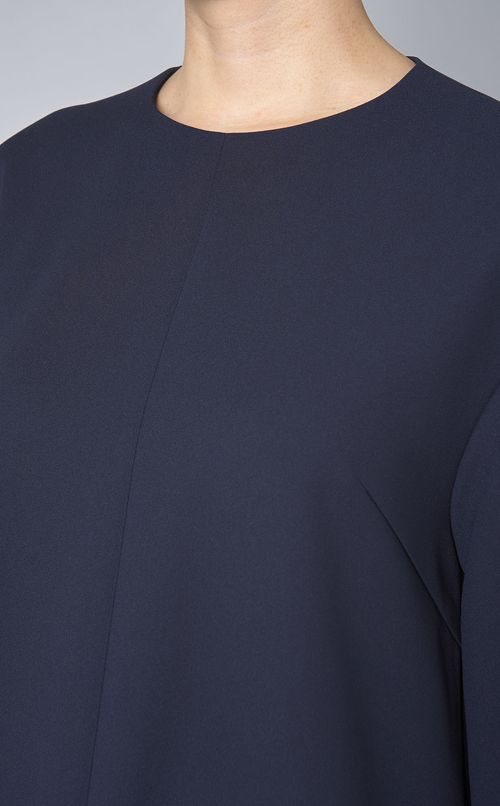 ボンディング裾フレアワンピース