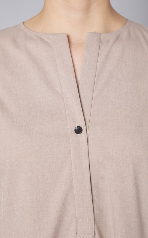 ラッフルスリーブワンピース