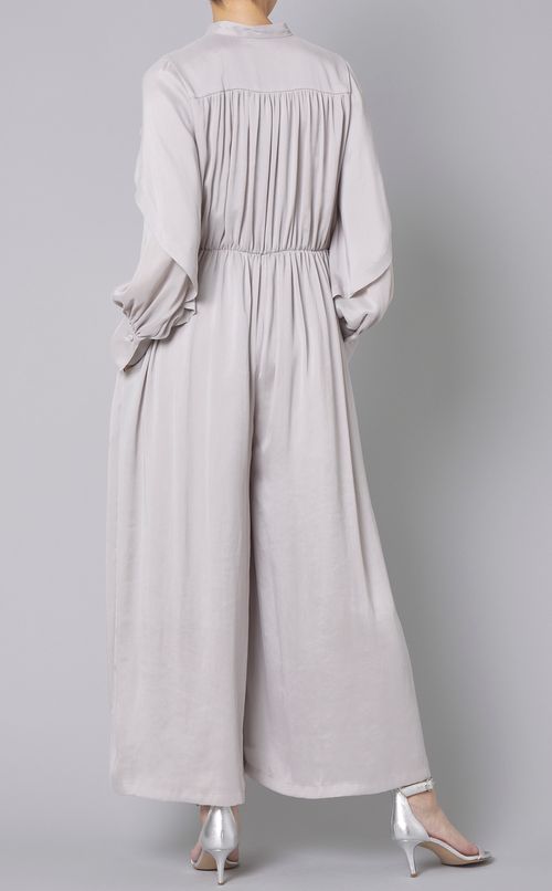 ダブルスリーブドレスロンパース