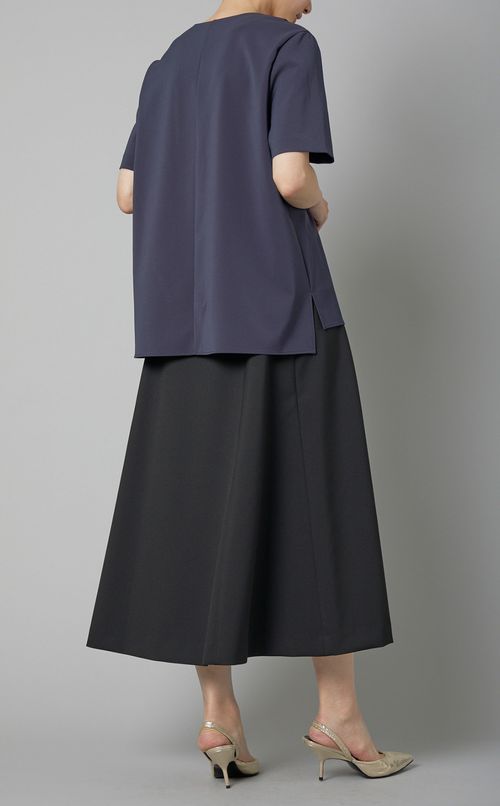 ストレッチボリュームフレアスカート