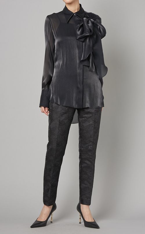 ジャガードスティックパンツ