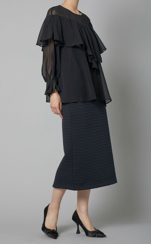 ニットジャガードタイトスカート