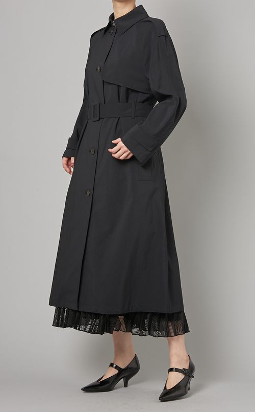 シングルブレストトレンチコート