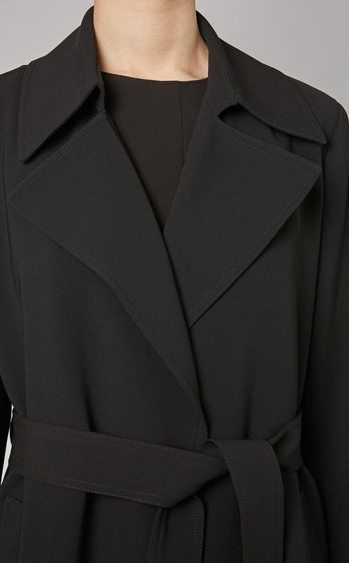 ノッチドラペルトレンチコート