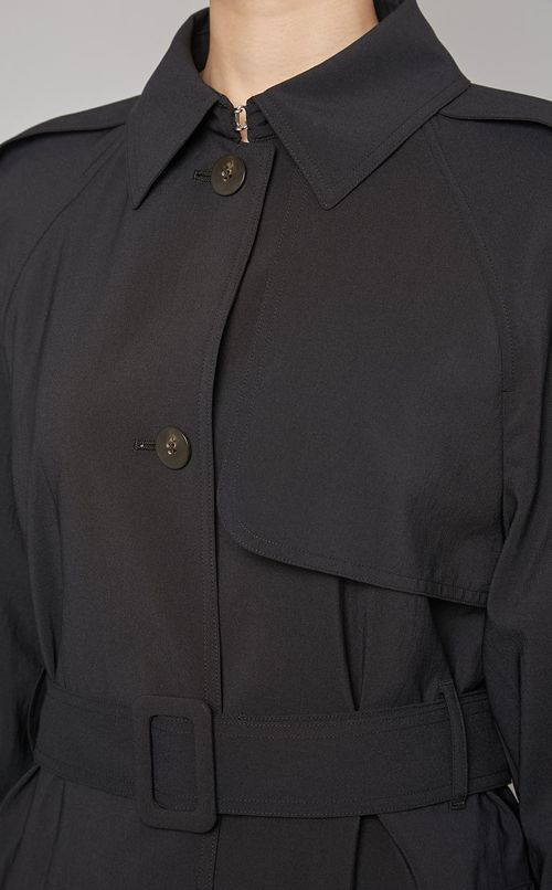 シングルブレストトレンチコート