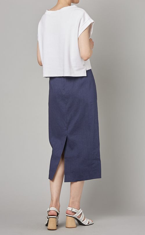 ストレッチミディペンシルスカート