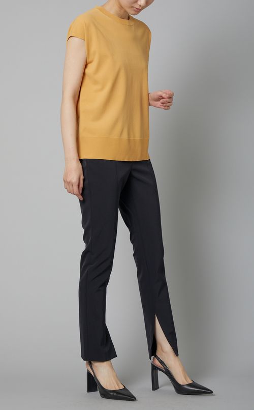 フレンチスリーブニットプルオーバー