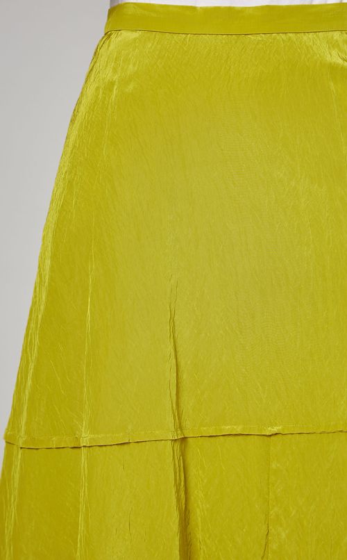 ワッシャーフレアマキシスカート