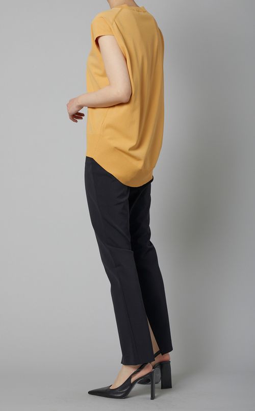 フレンチスリーブニットプルオーバー