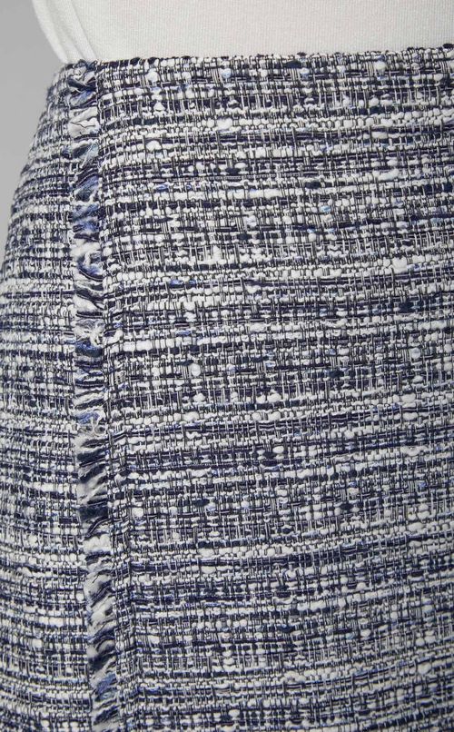 ツイードフリンジAラインスカート