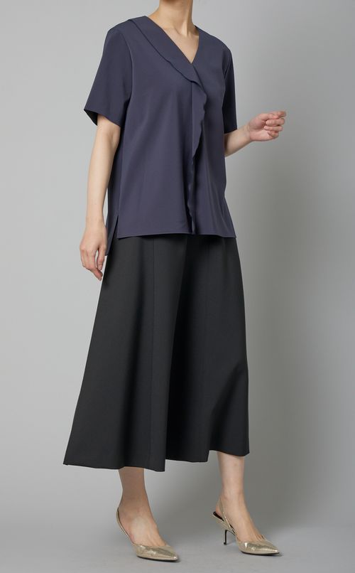 ストレッチボリュームフレアスカート