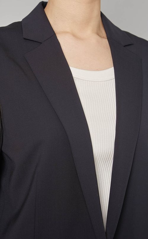 異素材シアースリーブジャケット