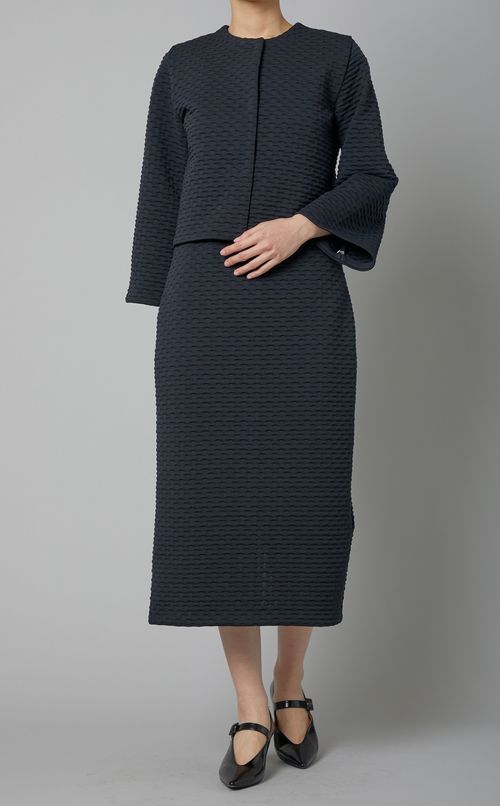 ニットジャガードタイトスカート