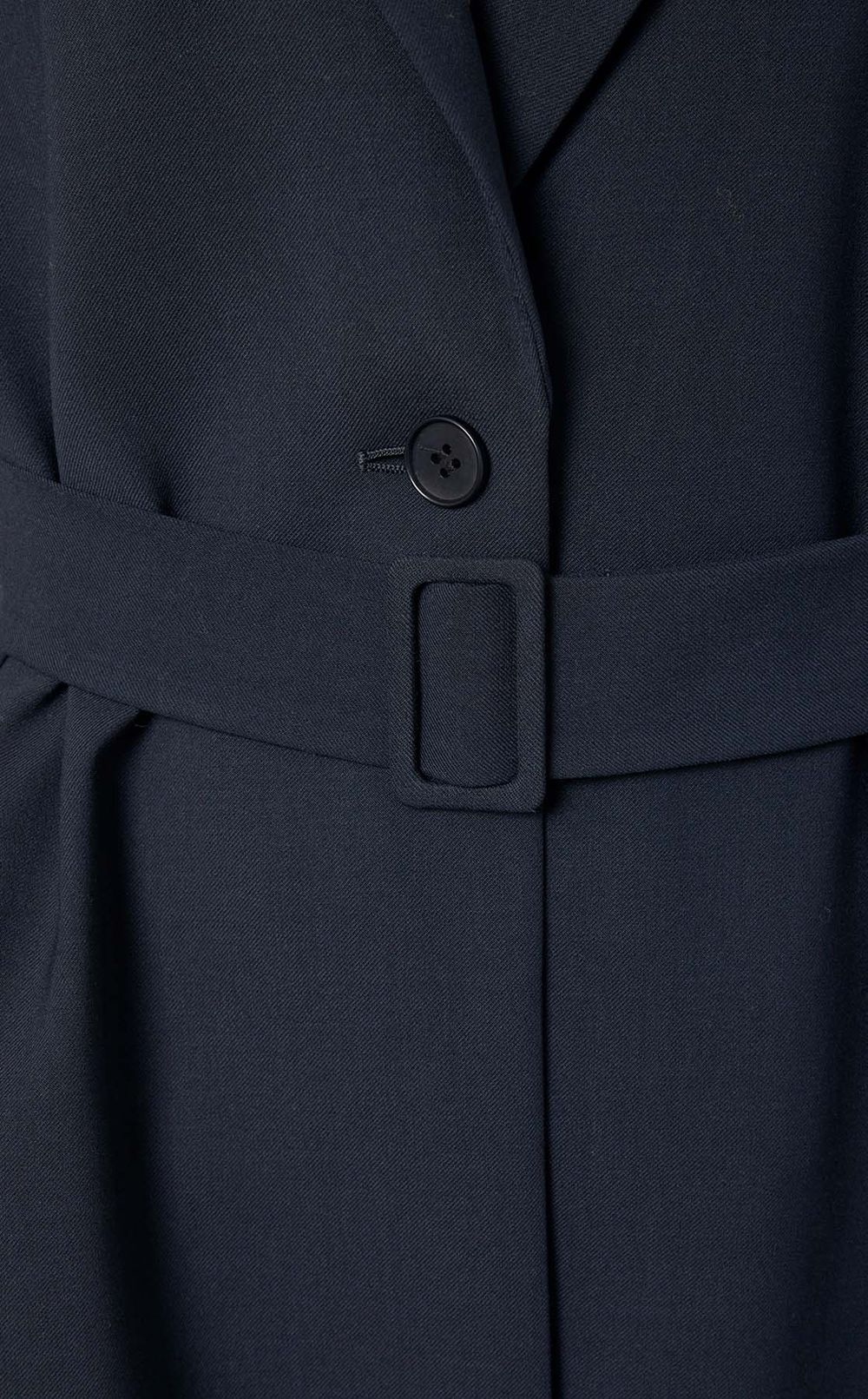 Theory luxe|ベルト付オープンカラーロングジレ Theory luxe|ベルト付オープンカラーロングジレ