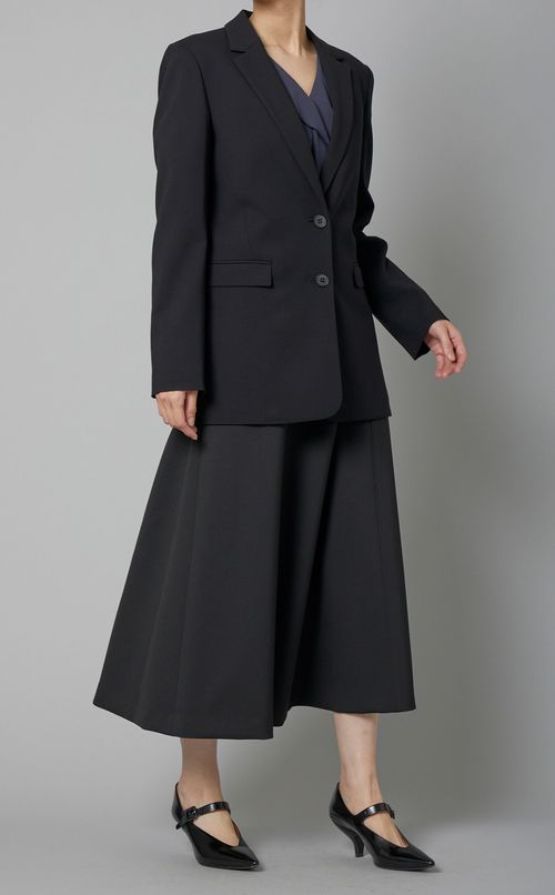 ストレッチボリュームフレアスカート