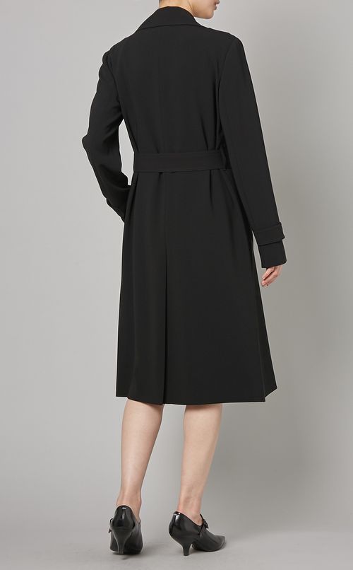 ノッチドラペルトレンチコート