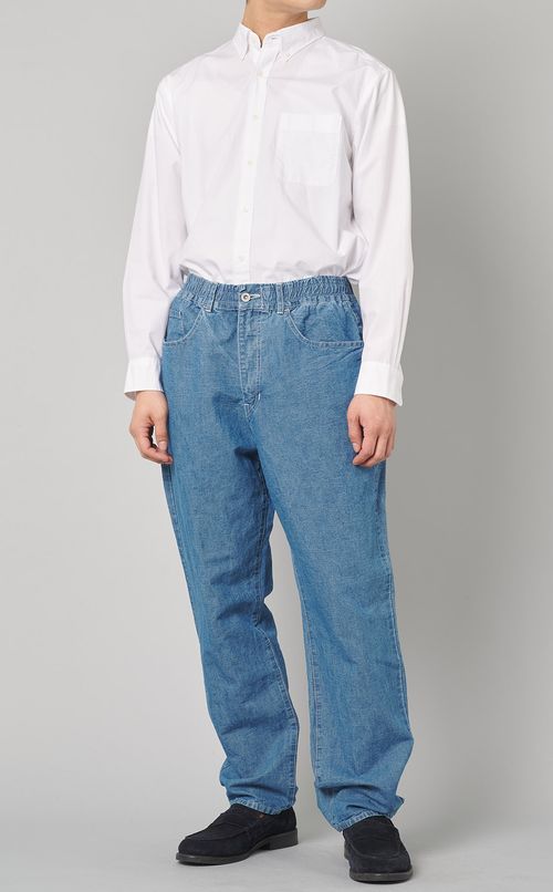 キャンバスデニム5ポケットパンツ