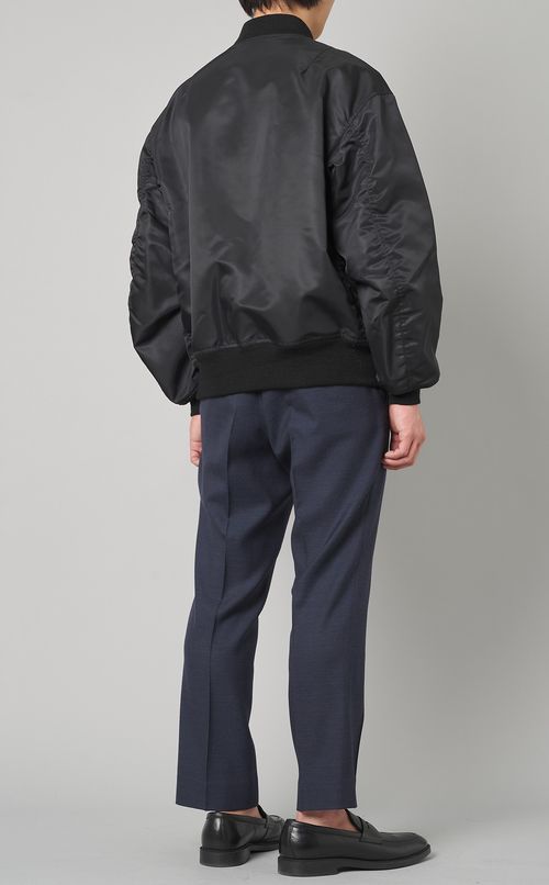 ナイロンツイルMA-1ジャケット