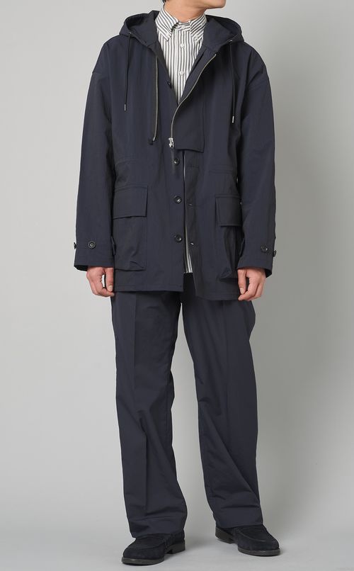 コットンオックスエンブロイダリーシャツ