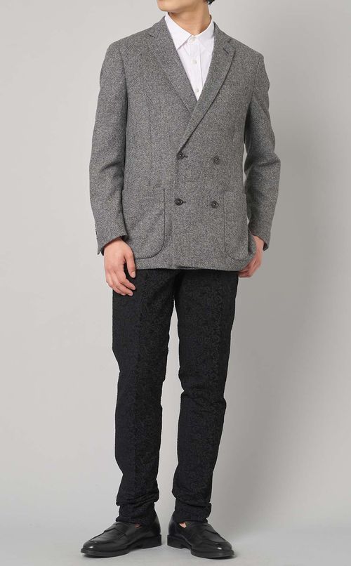 カシミヤブレンドジャケット