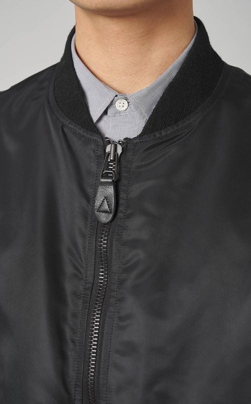 ナイロンツイルMA-1ジャケット