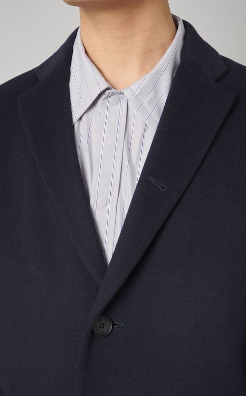 グロッシーウールチェスターコート