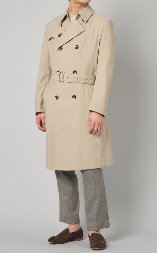 ダブルトレンチコート