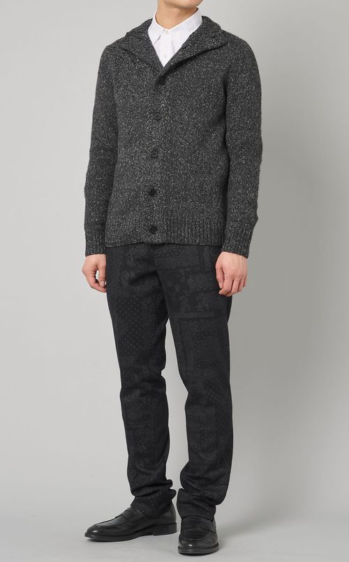 ツイストメランジカーディガン