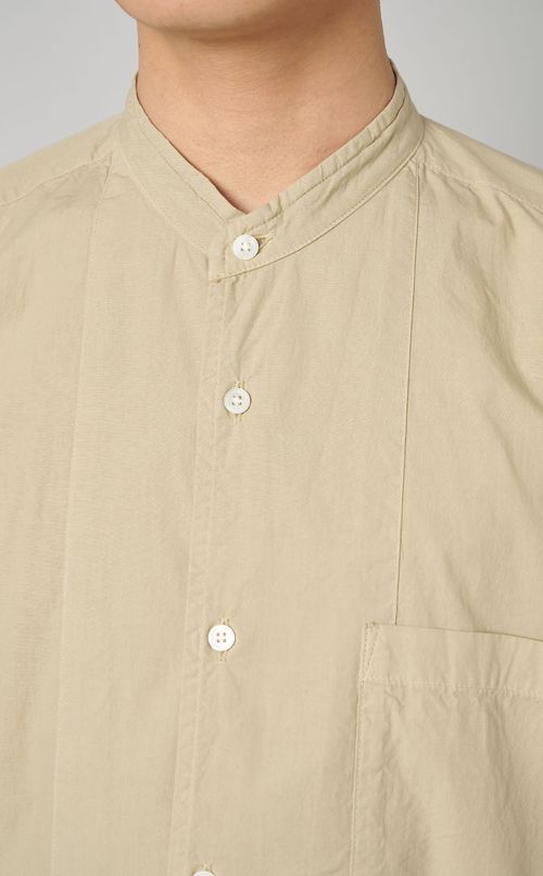 ブロードスタンドカラーシャツ