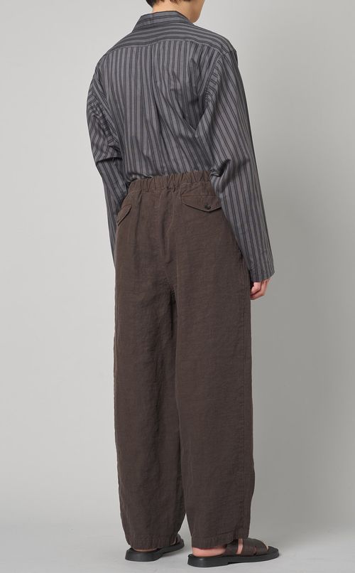 リネンコクーンワイドイージーパンツ