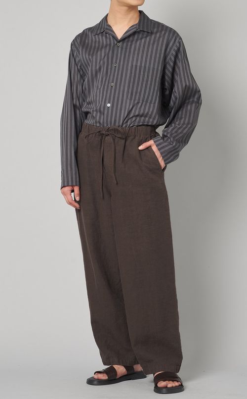 リネンコクーンワイドイージーパンツ